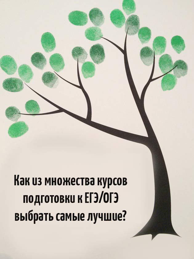 Как из множества курсов подготовки к ЕГЭ/ОГЭ выбрать самые лучшие?